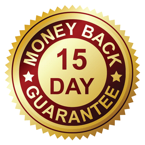 15 day money back guarantee